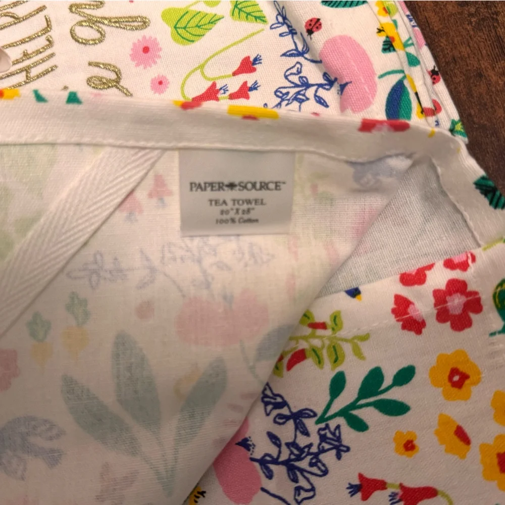 NEW Paper Source Mom, thank you for helping me grow Tea Towels